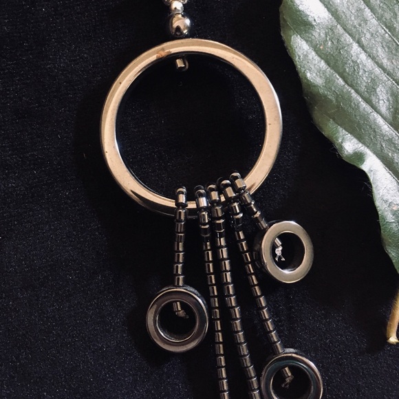 Black circle hanging necklace! ⚫️ - Picture 2 of 5